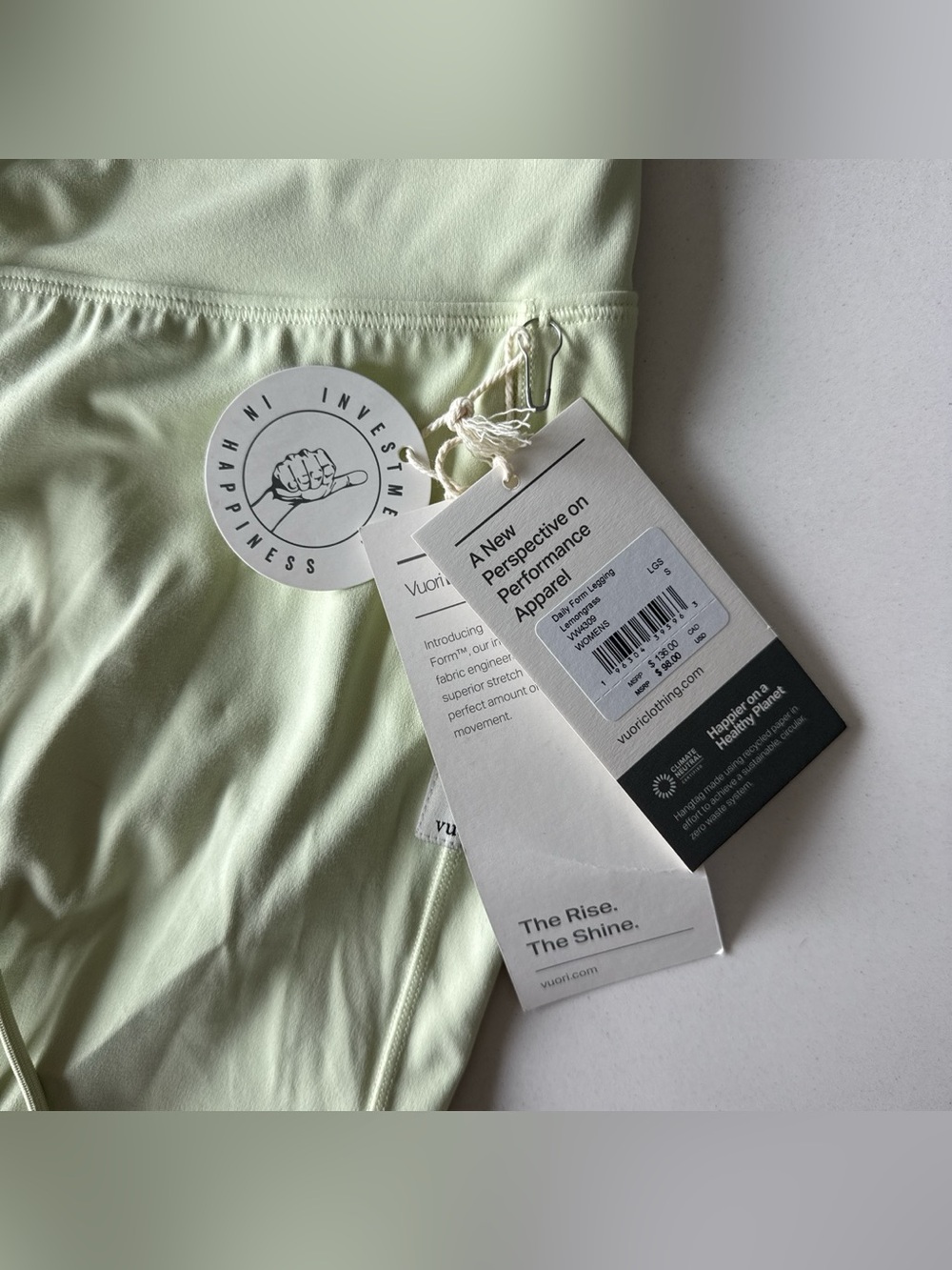 Vuori Daily Form leggings lemongrass - Picture 3 of 3